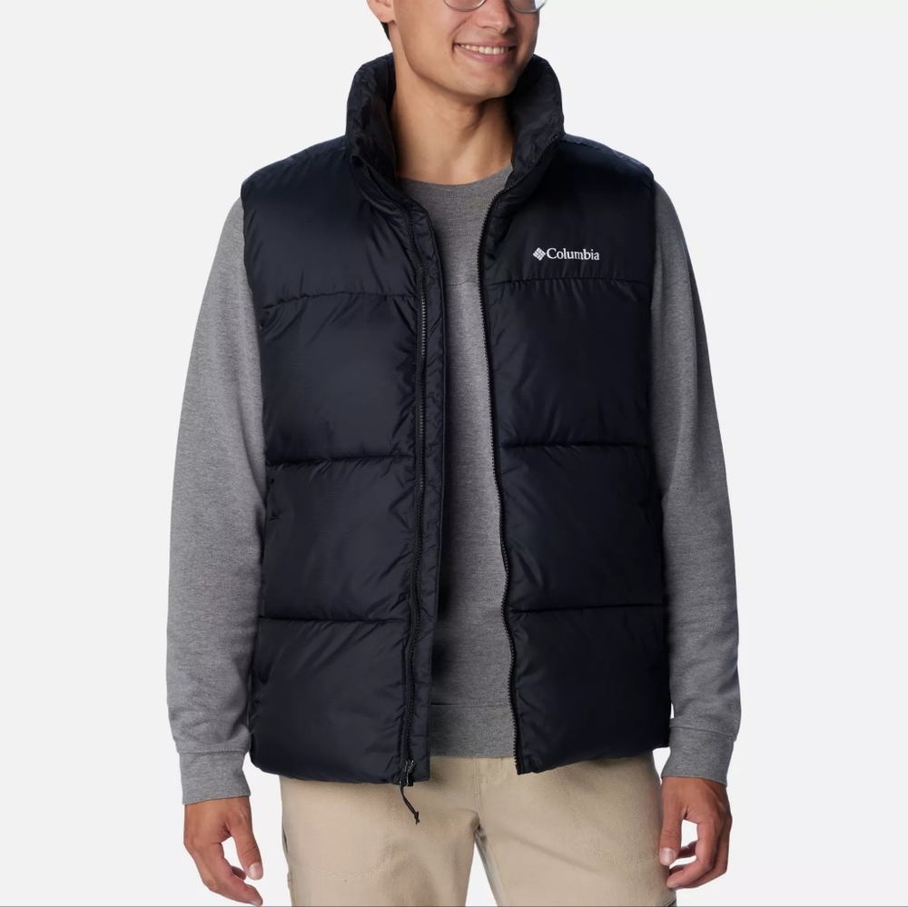Columbia | Mens Black Puffect Vest
